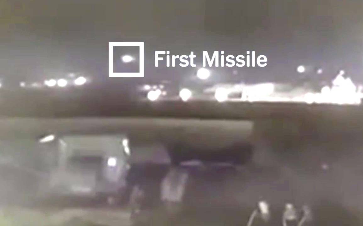 Опубликовано видео пусков и попаданий зенитных ракет по самолету в Иране