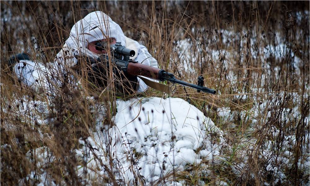 Снайпер ополчения Донбасса открыл охоту на силовиков Украины
