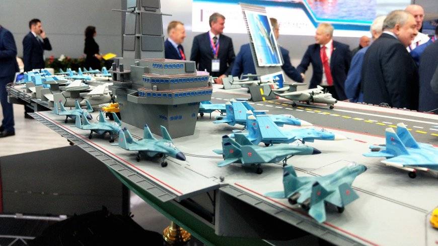 Новый авианосец РФ может получить палубные Су-57 и «Цирконы»