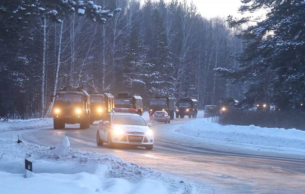 Под прикрытием Ми-24 и Ми-8 развернут полевые командные пункты на Урале