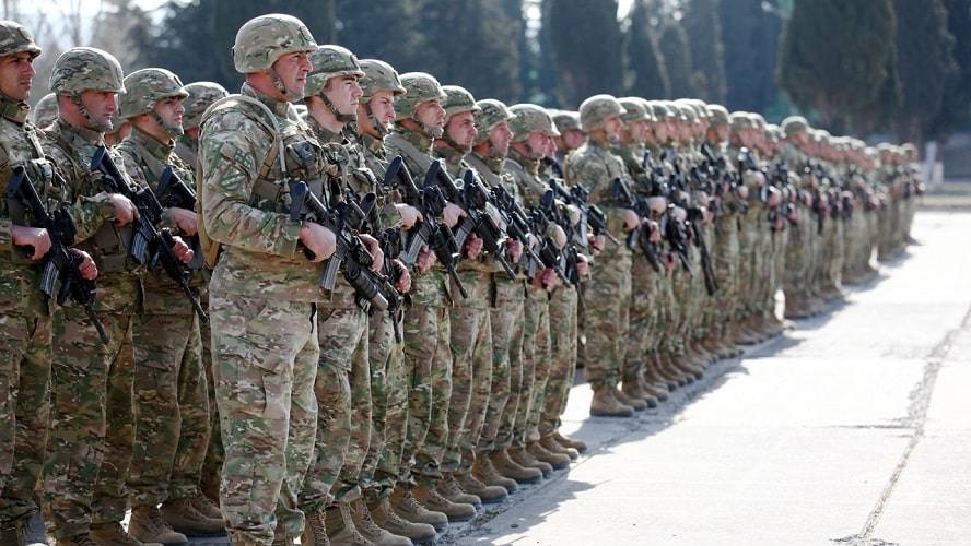 Вооруженные силы Грузии отправили пехотный батальон в Афганистан