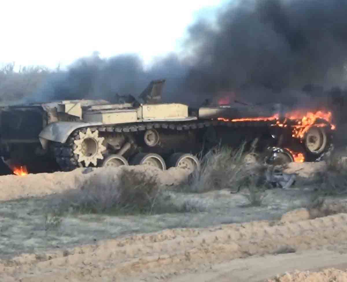 Сорвало башню: танк М60 уничтожен на синайском полуострове