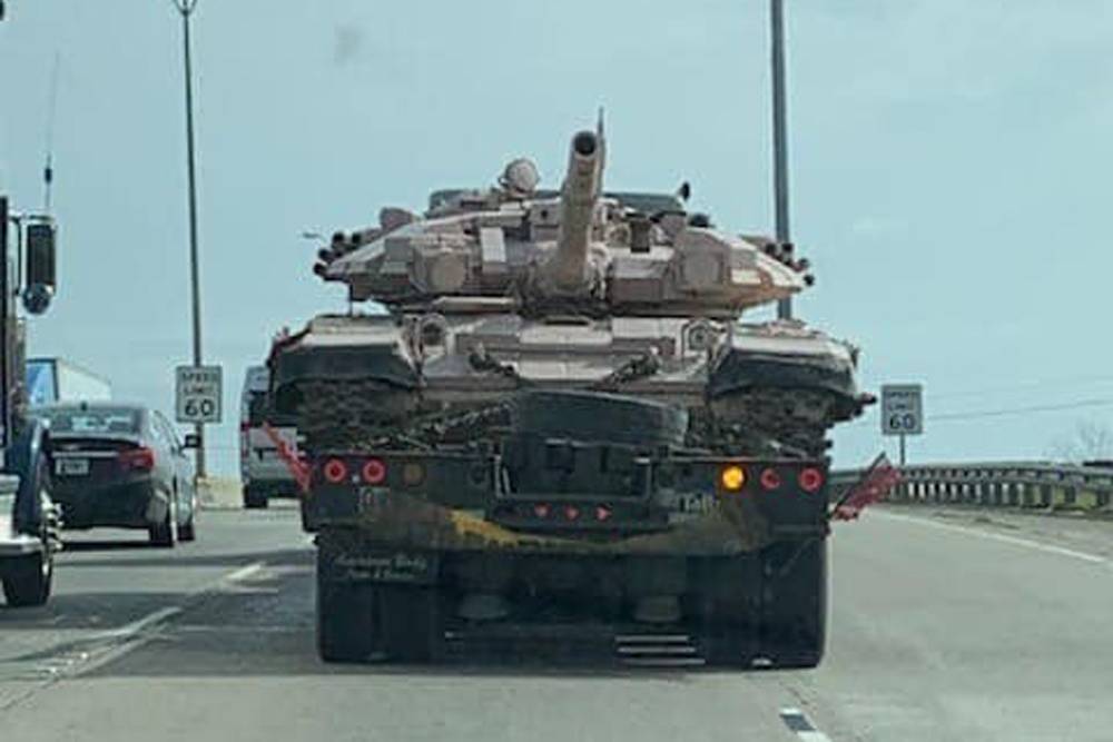 Подозрительный танк: опубликовано фото "российского Т-90" в США