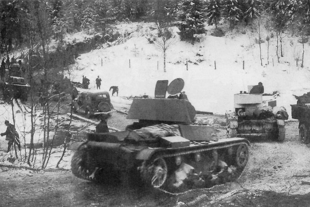 Т-26 против "Виккерсов": чем завершился первый танковый бой Финской войны