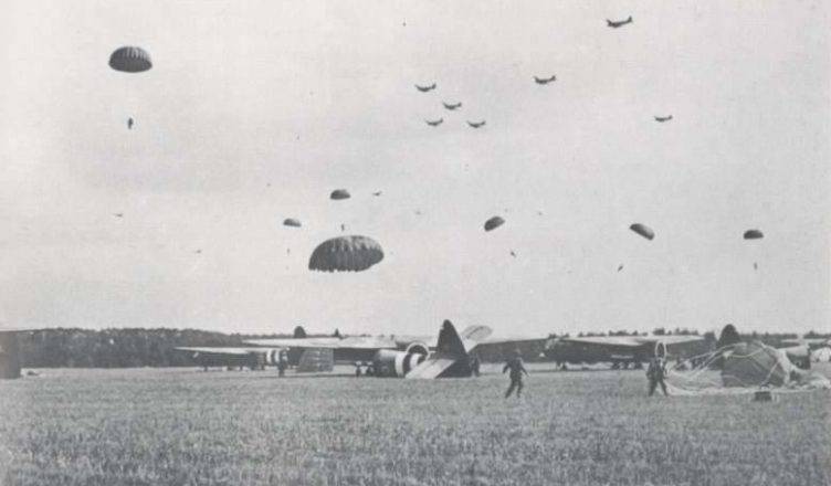 Как немцы поступали с парашютистами