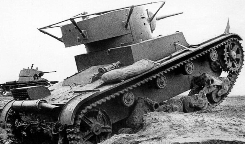 Как советский Т-26 не заметил врага на своем пути