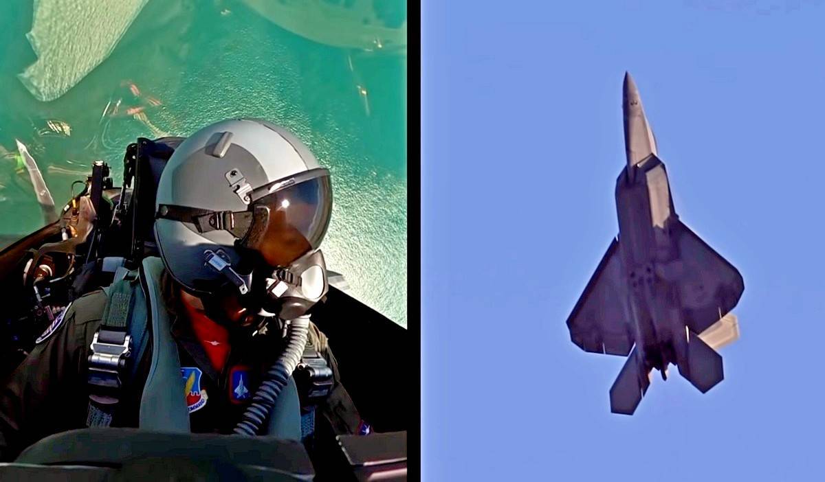 Высший пилотаж: американский F-22 доказал, что умеет также, как Су-35