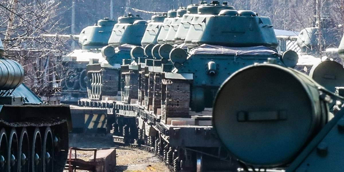 В Подмосковье прибыли танки Т-34 для Парада Победы