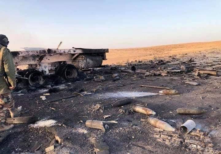 Турецкие дроны сожгли машины снабжения сил Хафтара под Бени-Валидом