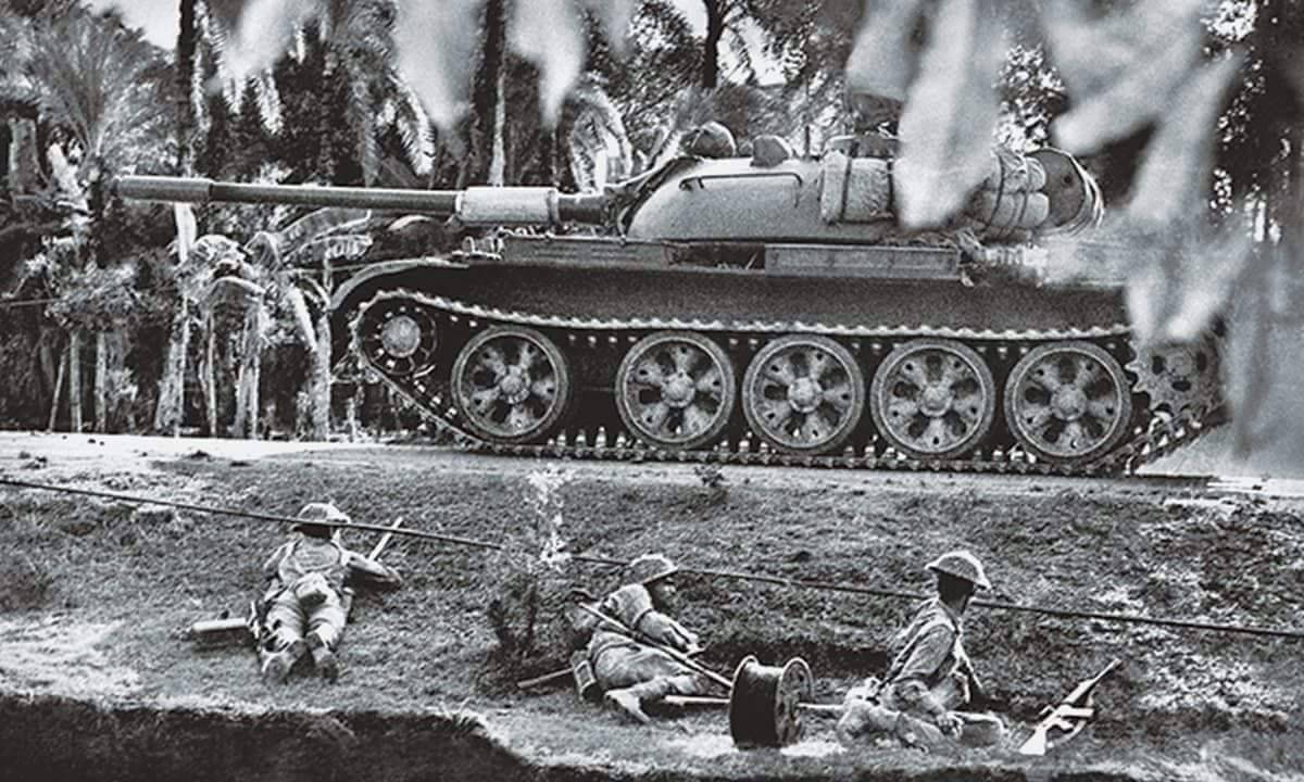 Танки-близнецы Т-54/55 и Тип 59 воевали друг с другом в 1971 году