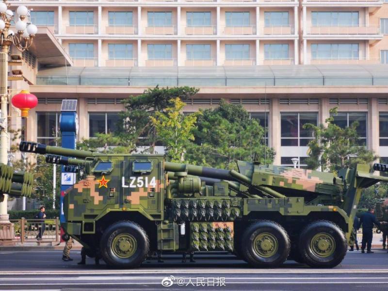 Новая китайская самоходная 155-мм гаубица PLC-181