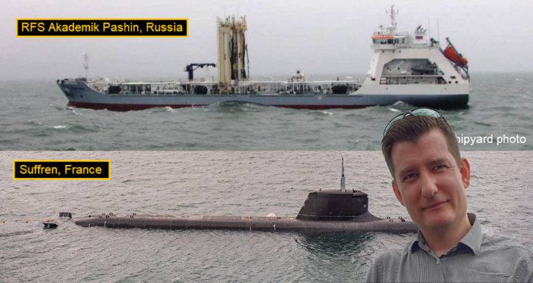 Эксперт Саттон объяснил, зачем танкер РФ подкрался к новой подлодке Франции