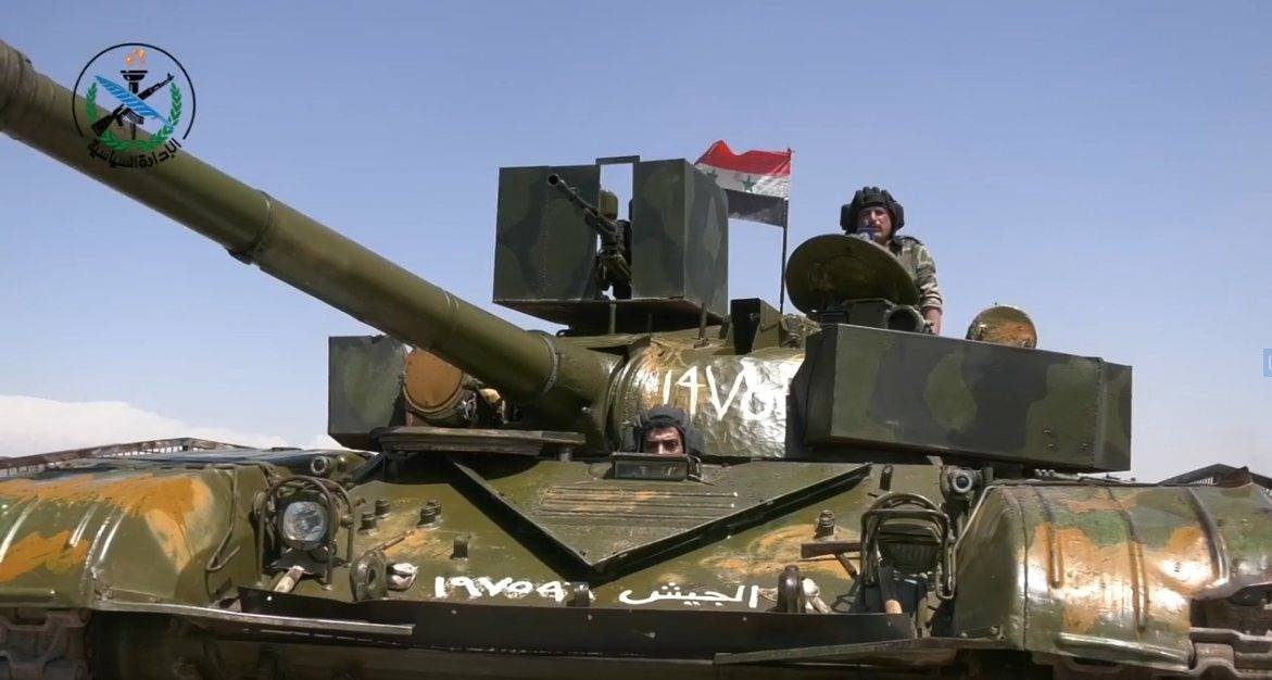 В Сирии решили задачу по защите командира Т-72 от пуль и осколков