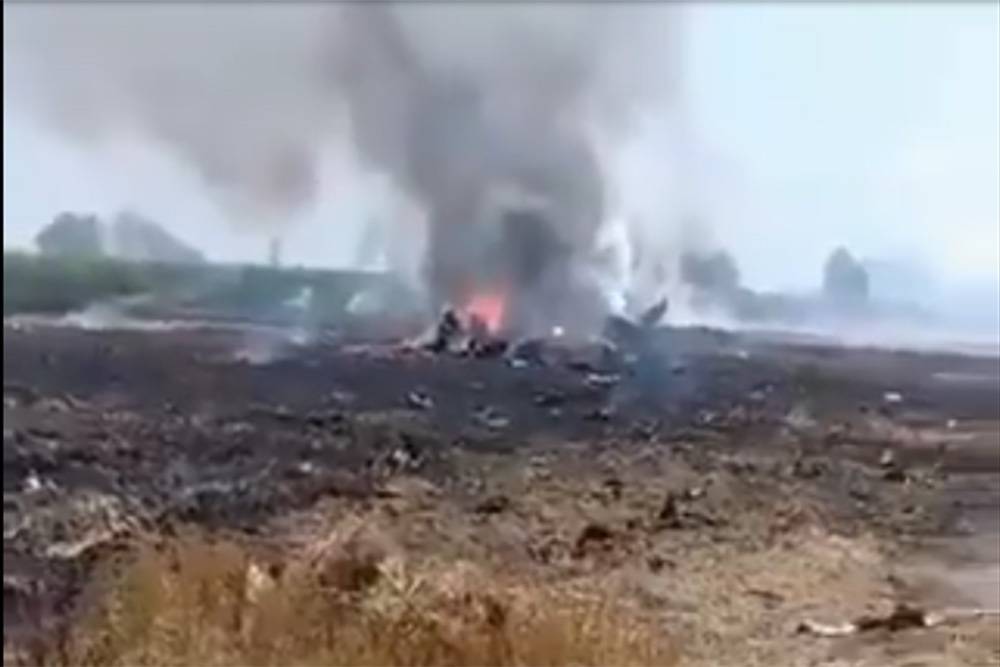Истребитель МиГ-29 потерпел крушение в Индии