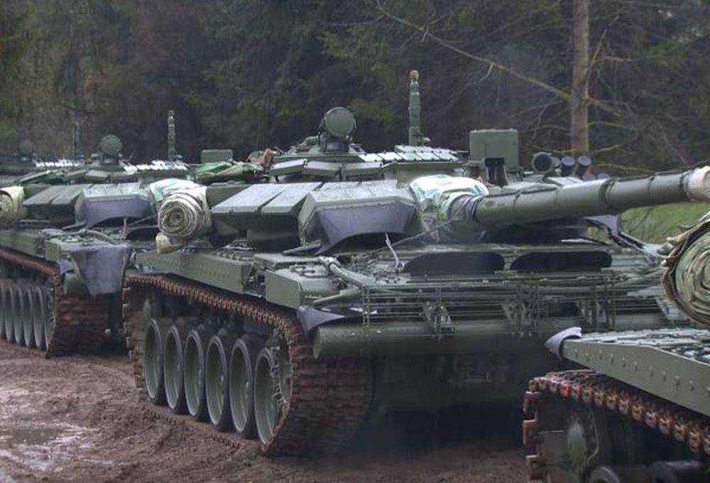 Полякам не понравилось появление большого количества Т-72Б3 в Белоруссии