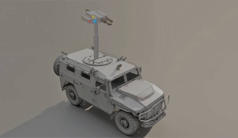Автомобиль «Тигр-снайпер»: дистанционно управляемые модули оружия