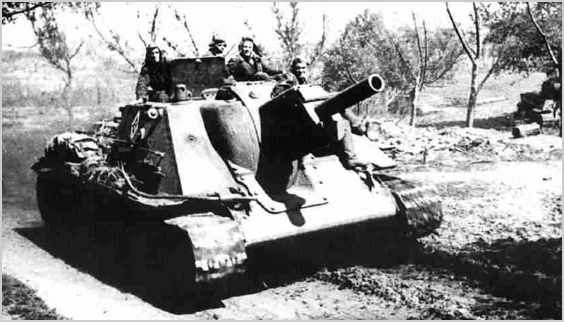 Противотанковые возможности советских 122-мм САУ