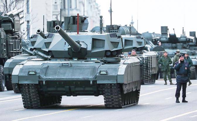Только для парада: Т-14 «Армата» не может доехать до армии