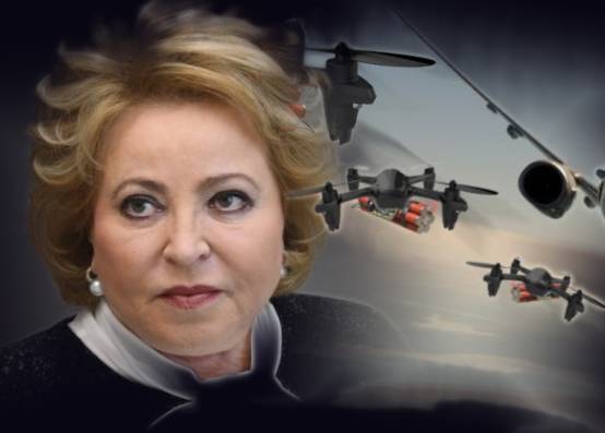 Матвиенко опасается атак дронов на нефтяные вышки России