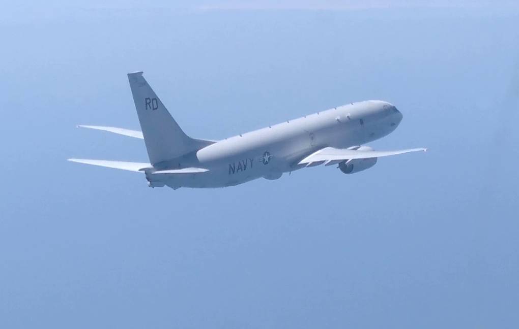 Минобороны опубликовало видео перехвата самолета-разведчика США над Черным морем