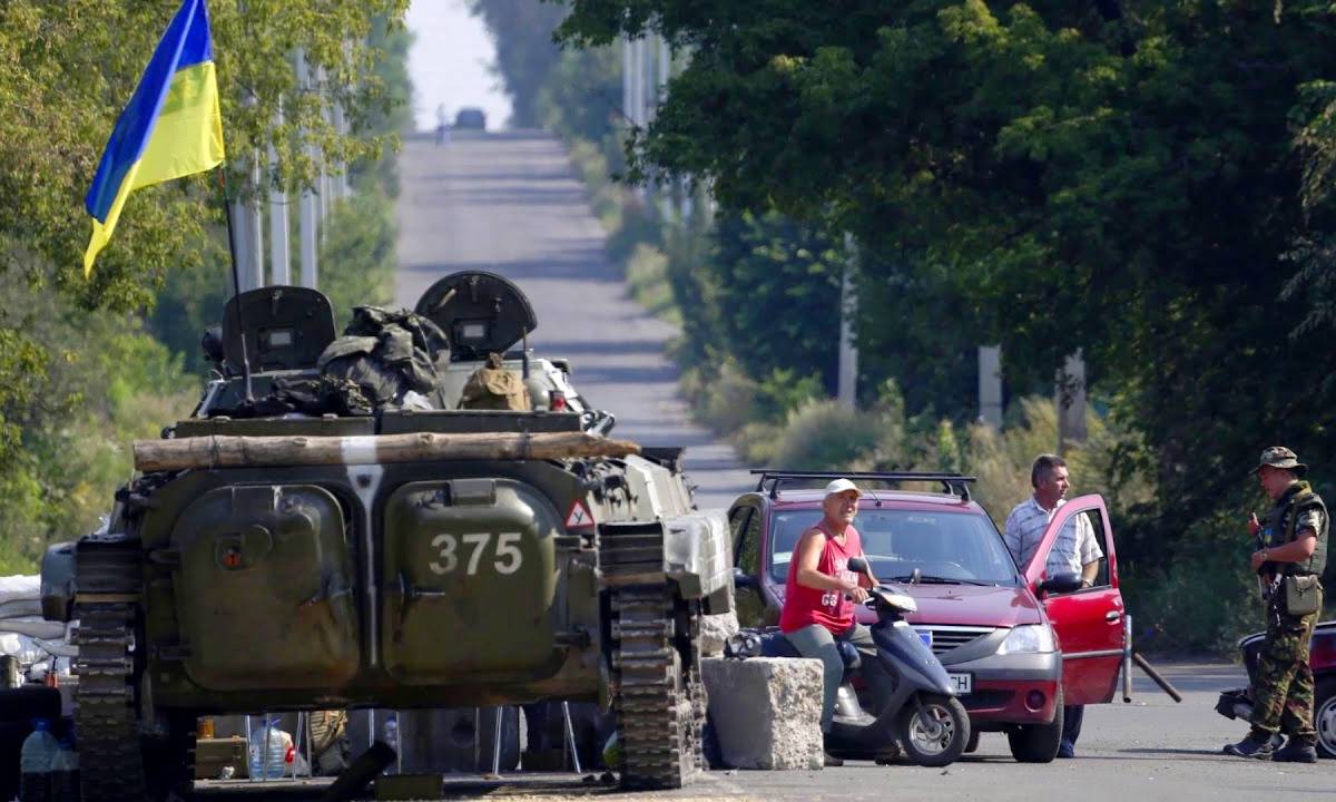 Фото военных действий на донбассе