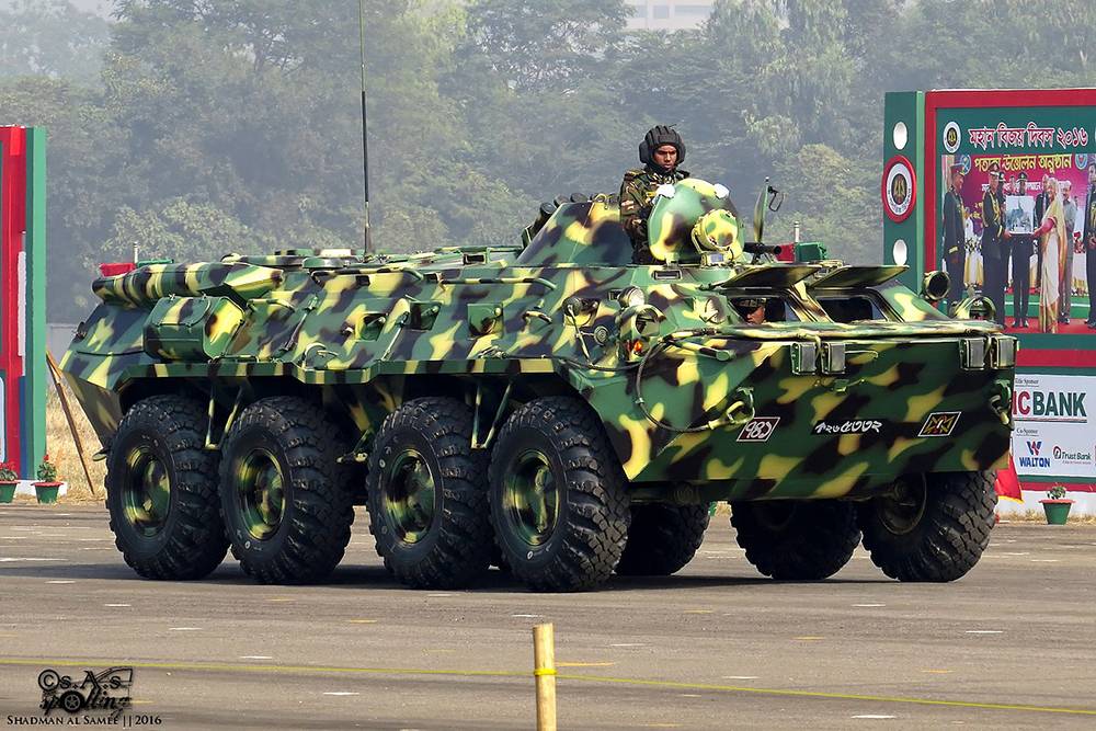 Российские БТР-80 пользуются популярностью в армии Бангладеш