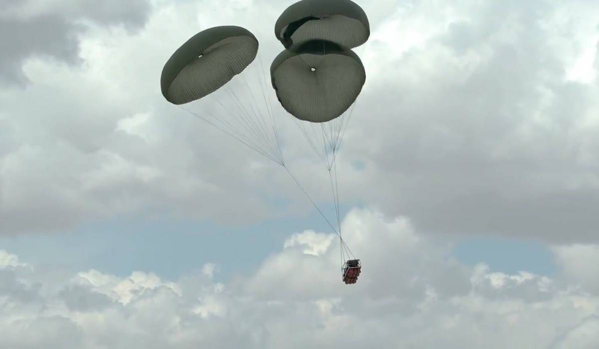 Грузовая парашютная система для десантирования беспилотной техники