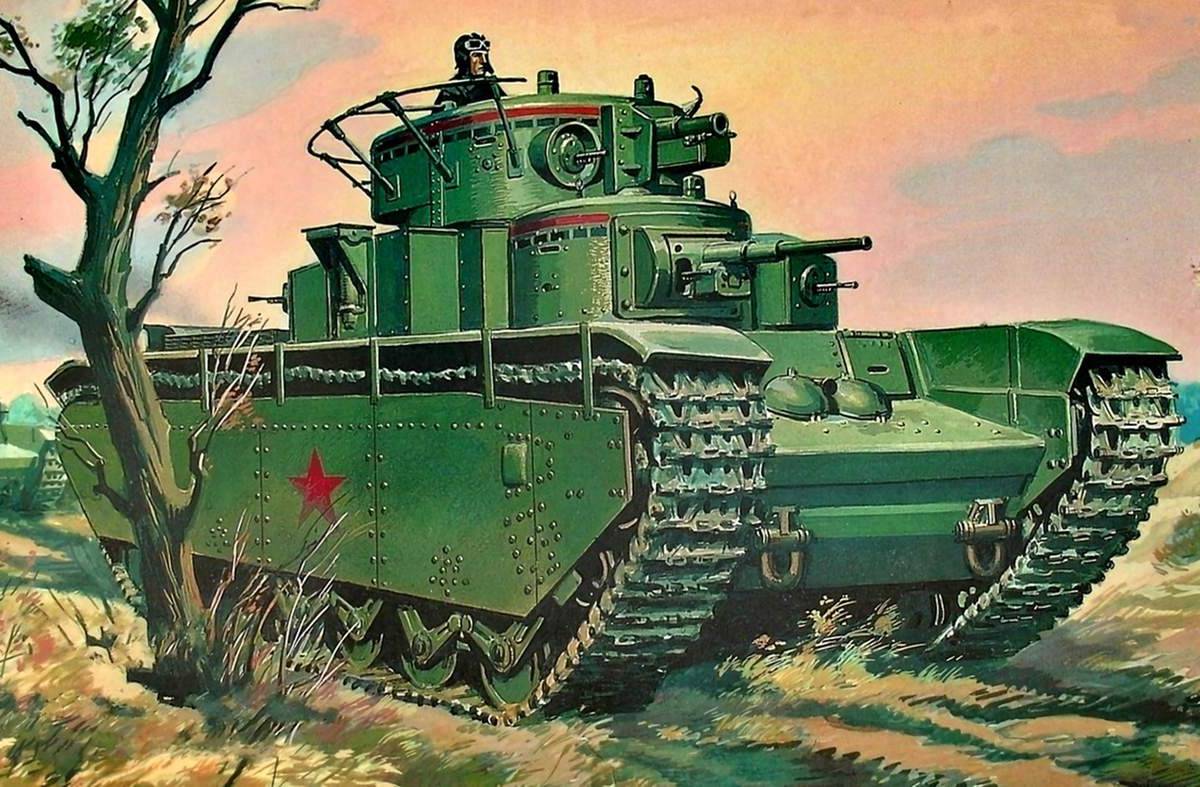 Воевал ли пятибашенный гигант Т-35?