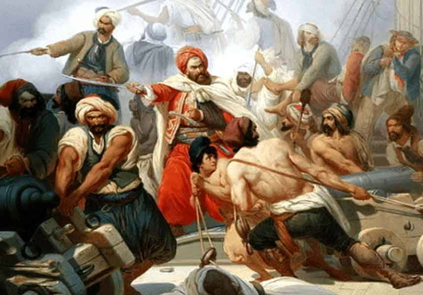 Как русские моряки проучили пиратов Северной Африки