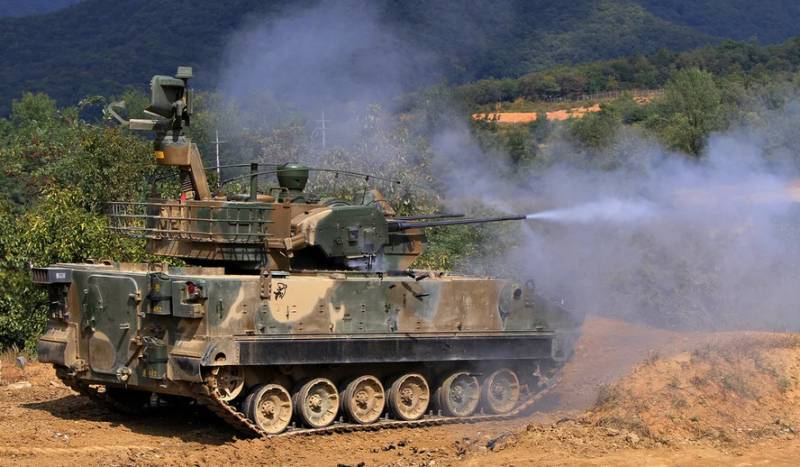 Зенитная артиллерия Южной Кореи