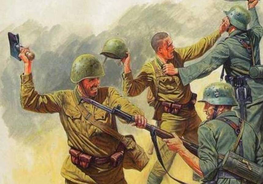 Как учили бойцов РККА применять саперную лопатку в бою?