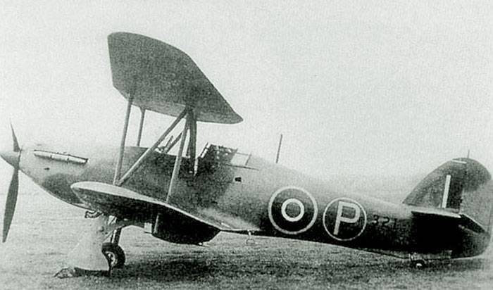 Экспериментальный самолет Hawker-Hillson FH.40 Hurricane (Великобритания)