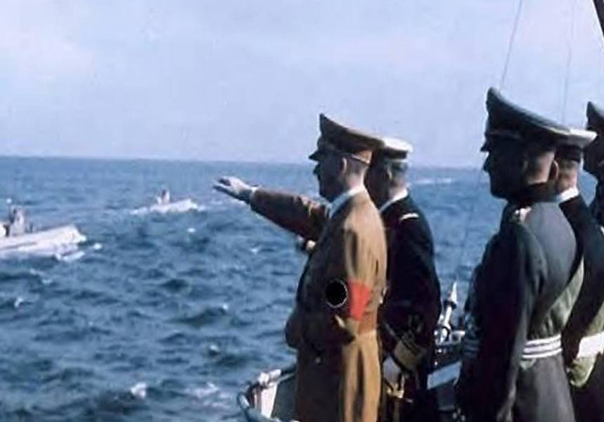 Чем прославился в войну штабной корабль Адольфа Гитлера?