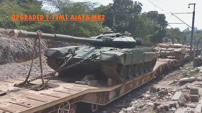 Индийская армия получила Т-72М1 Ajeya MK2 с новой "реактивной броней"