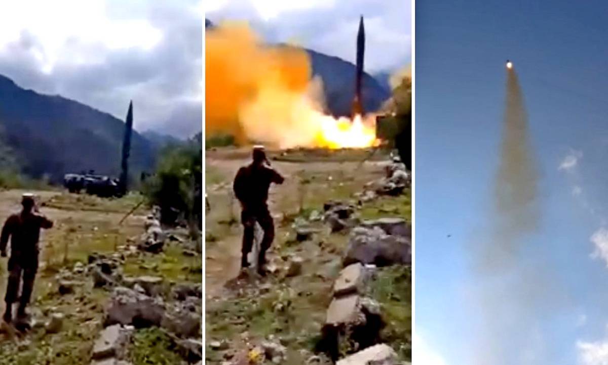 Армения применила самую мощную ракету в своем арсенале 9К72 «Эльбрус»