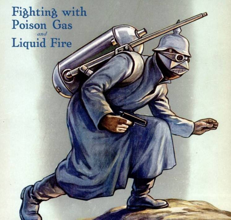 Огонь и газ в мировой войне. Взгляд из 1915 года