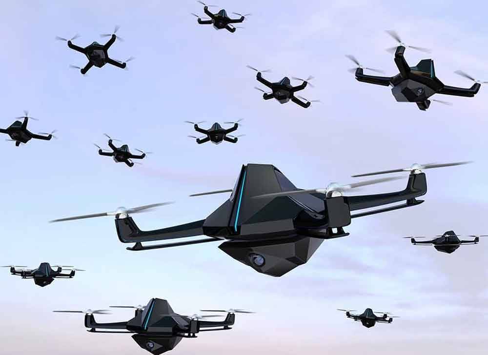 Британская авиация надеется на помощь роя дронов