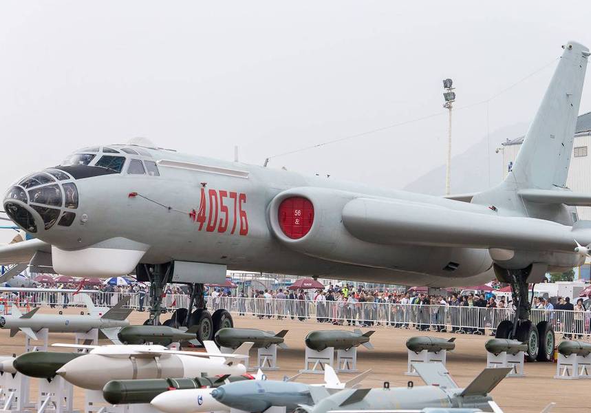 Китайцы рассчитывают  бомбить флот США с помощью модернизированных Ту-16