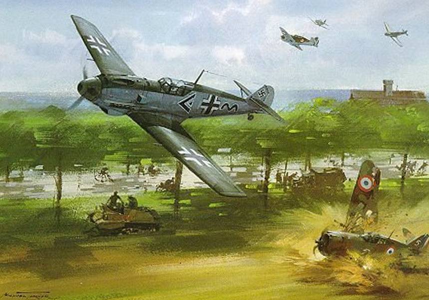 Как немцы подсчитывали сбитые самолеты противника