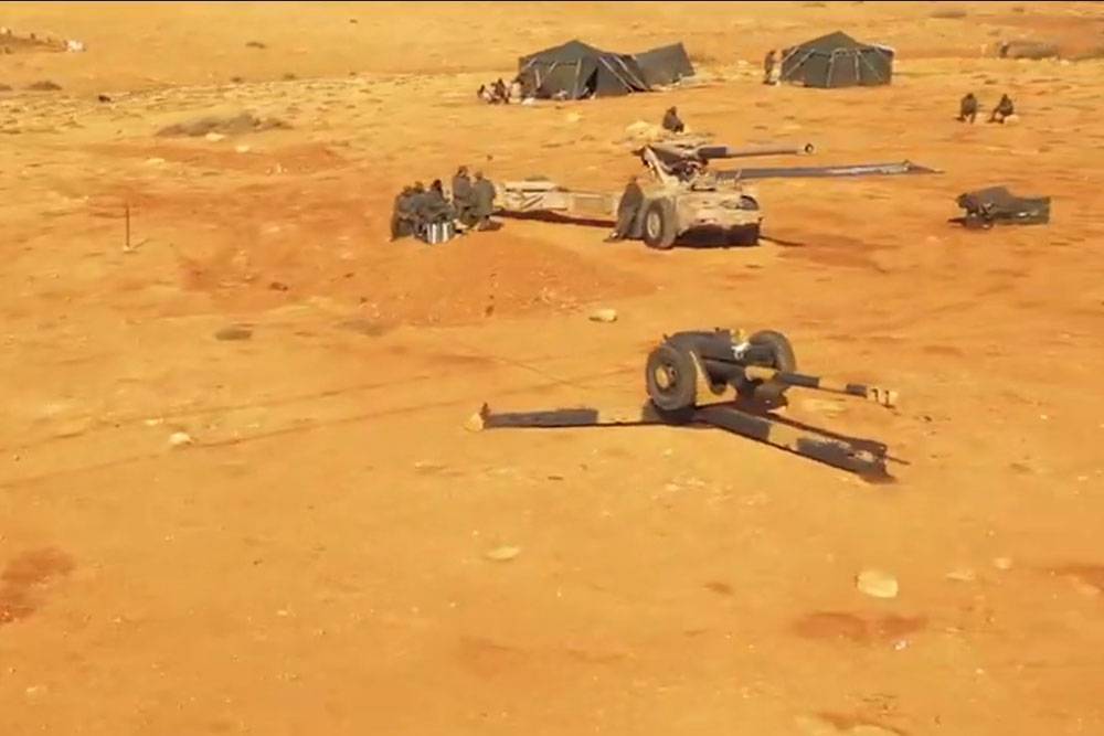 Редкая самодвижущаяся гаубица замечена у войск Хафтара в Ливии