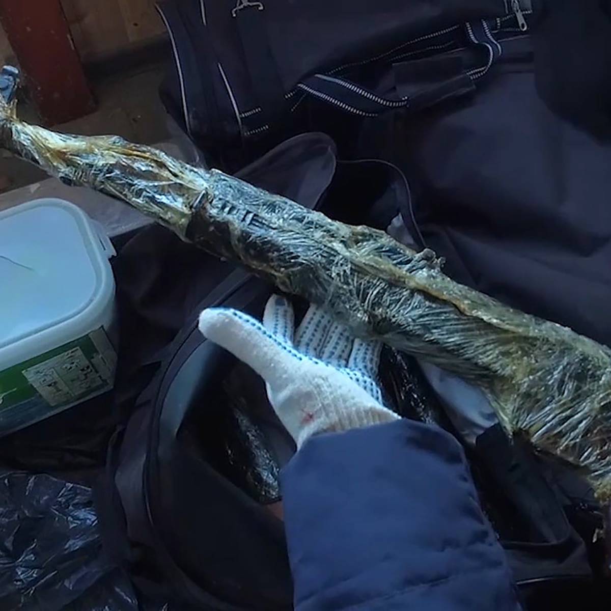 Сотрудники СБУ обнаружили тайник с оружием в Киеве