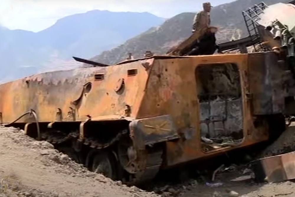 Советские танки и китайские БТР потеряны в боях в Эфиопии