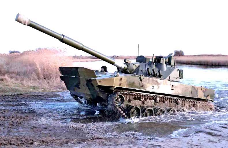 Новая серия «Спрута»: десант получит легкие плавающие танки