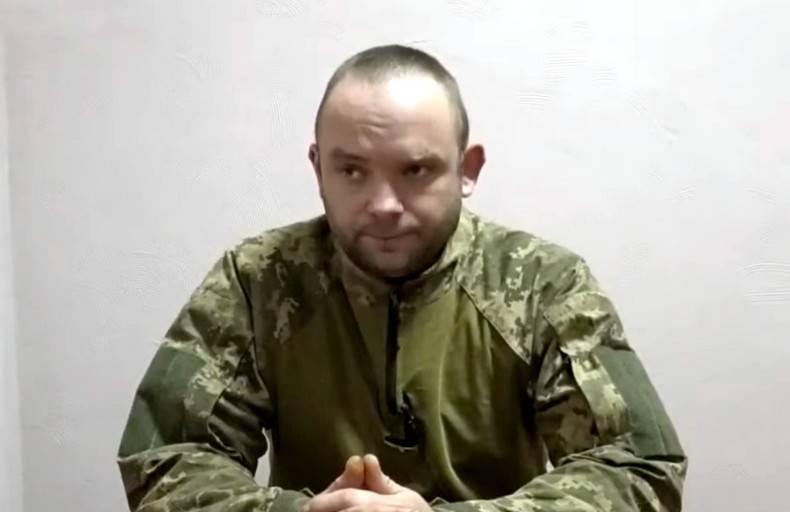 Опубликованы кадры допроса бежавшего командира-разведчика ВСУ