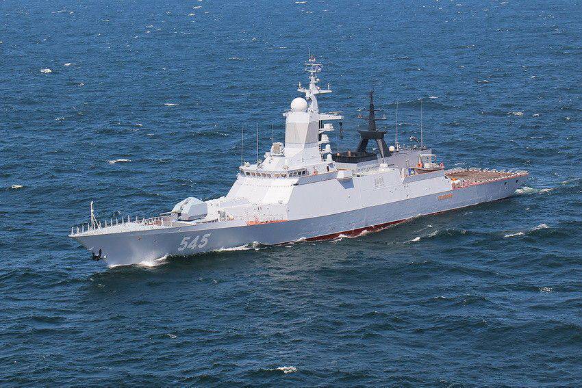 Отряд кораблей ВМФ России вошел в Средиземное море