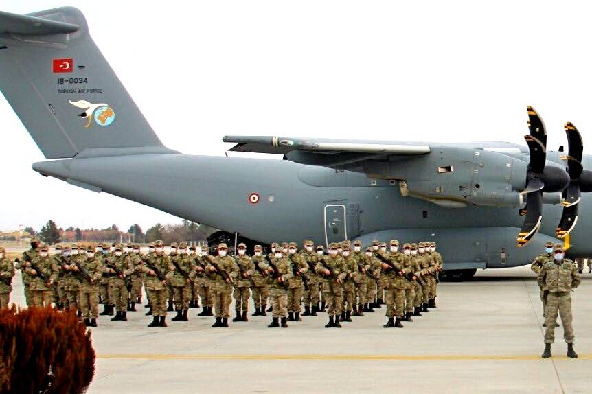 Турецкие военные выдвинулись в Карабах для помощи Азербайджану