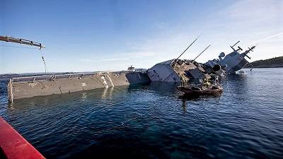 Катастрофа с норвежским фрегатом подтвердила кризис профессионализма в НАТО
