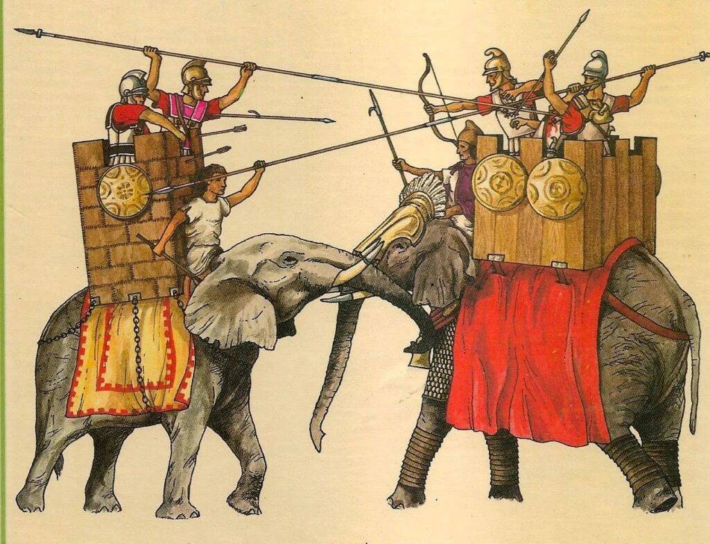 Как воевали боевые слоны