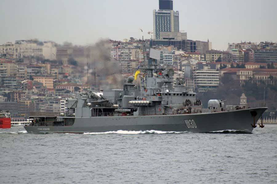 Обнародованы подробности бегства флагмана ВМС Украины от российского флота