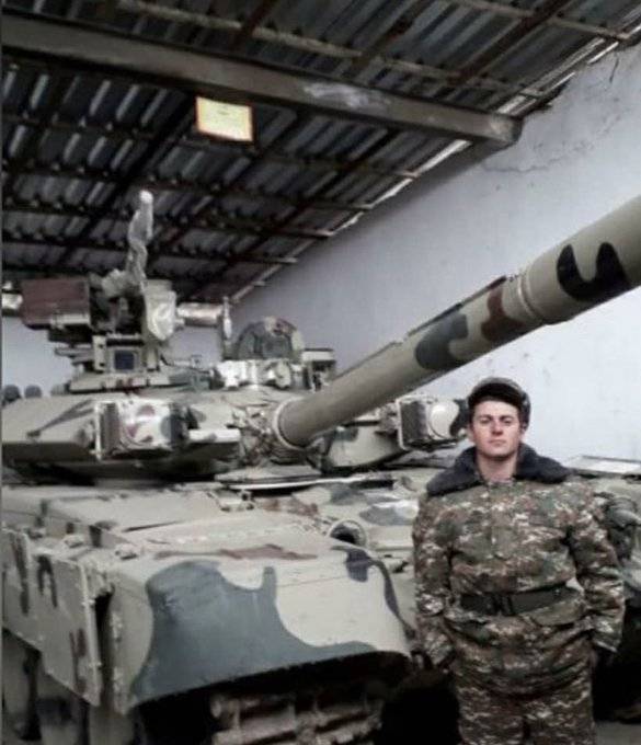 Трофейный азербайджанский Т-90С принят на вооружение армии Армении